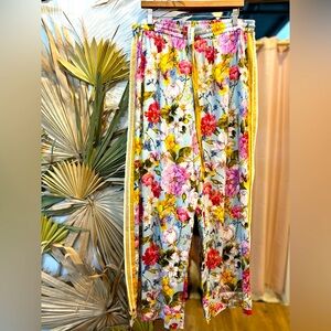 ARATTA Silent Journey Roman Holiday Floral Print XL Viscose pant
